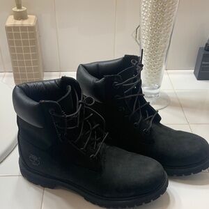 Timberland Black Leather Boots